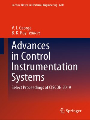 cover image of Advances in Control Instrumentation Systems